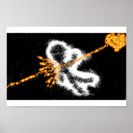 Póster Poder del amor "Fireball Series"