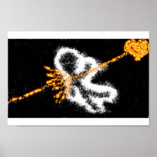 Póster Poder del amor "Fireball Series"