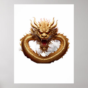 Póster Poder del Dragón Chino