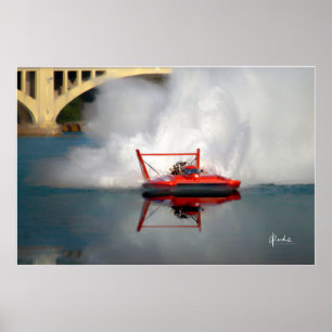 Póster "Poder del pistón"