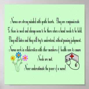 Póster ¡Poder del poster de la enfermera "de una