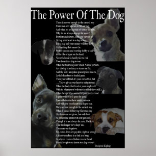 Póster Poder del Poster del perro (grande)