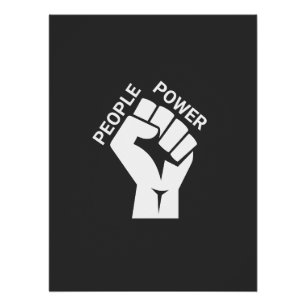 Póster Poder del pueblo