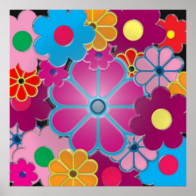 Póster poder floral (Frente)
