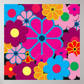 Póster poder floral