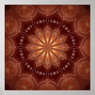 Póster Poder indio Mandala 2