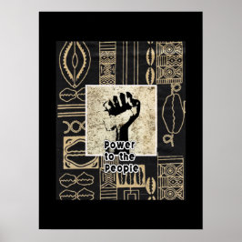 Póster Poder para el pueblo