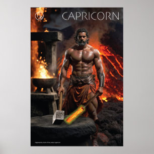 Póster Poder zodiaco: Capricornio