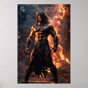 Póster Poder zodiaco: Escorpio