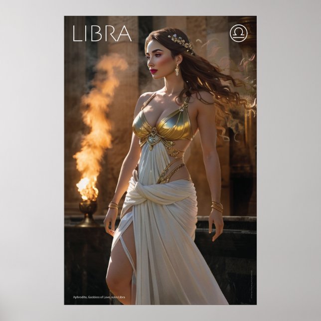Póster Poder Zodiaco: Libra (Frente)