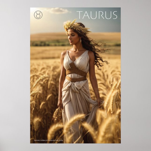 Póster Poder Zodiaco: Tauro (Frente)