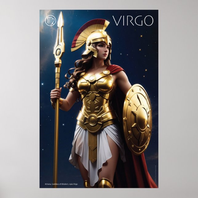 Póster Poder Zodiaco: Virgo (Frente)