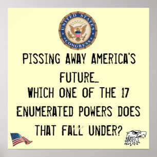 Póster Poderes del Congreso