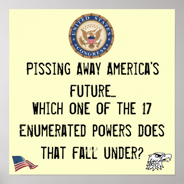 Póster Poderes del Congreso (Frente)