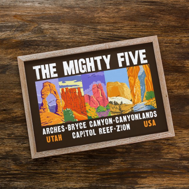 Póster Poderosos cinco parques nacionales de Utah (Subido por el creador)