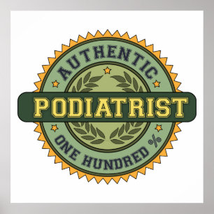 Póster Podiatrist auténtico