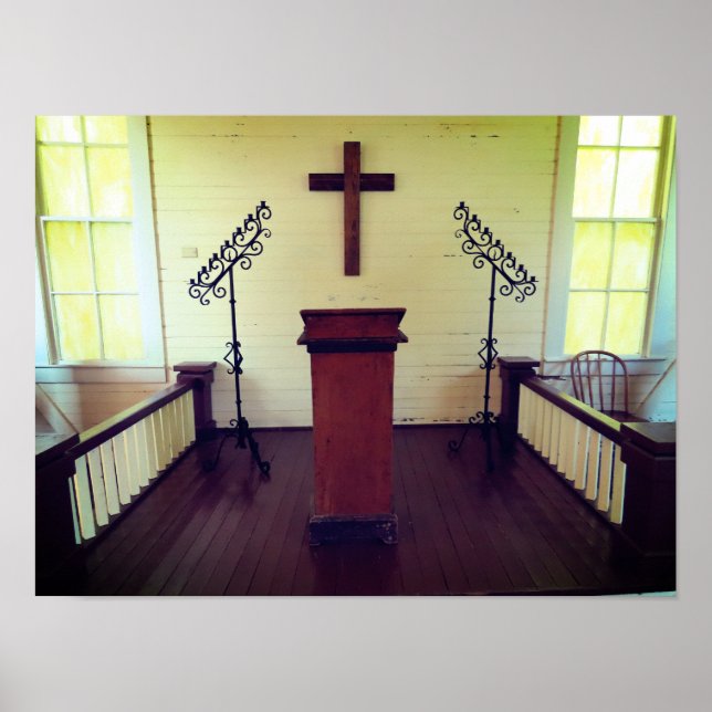 Póster Podium de la Iglesia 2 (Frente)