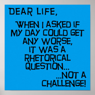 Póster ¿Podría Empeorar Cualquier Rótulo Poster Gracioso?