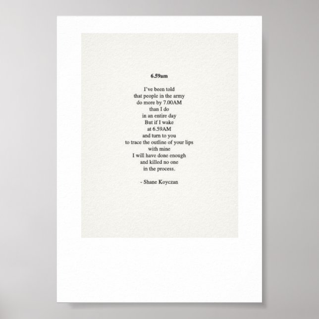 Póster Poem Poster (Frente)