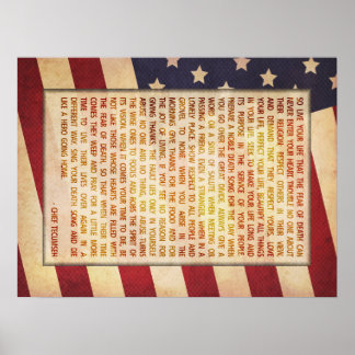 Póster Poema De Acto De Valor