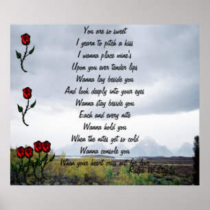 Póster Poema de amor
