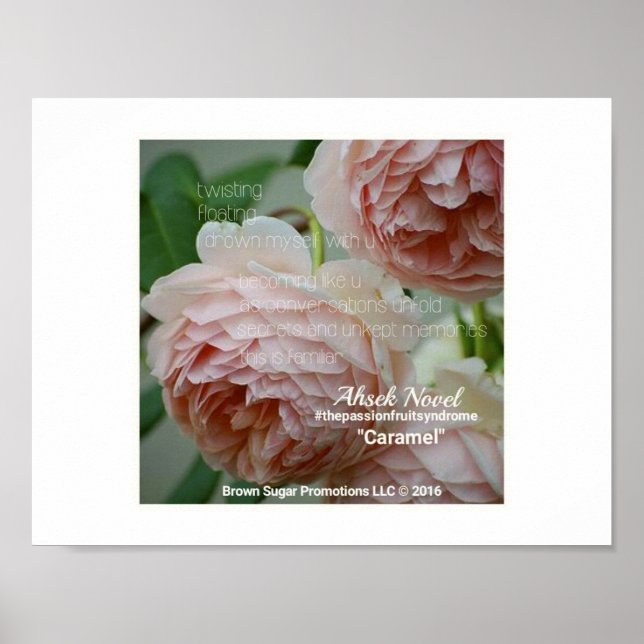 Póster Poema de caramel de novela ahsek de novela ahsek (Frente)