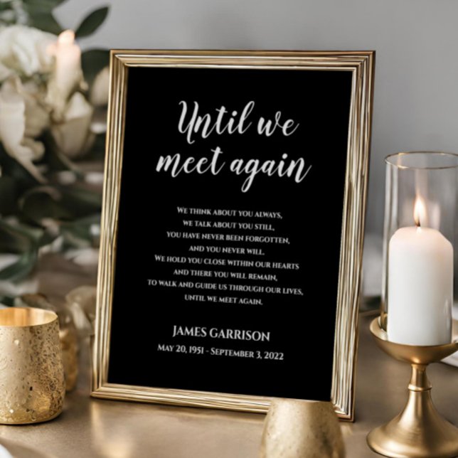 Póster Poema de Celebración de la Vida Hasta que Nos Volv (Subido por el creador)