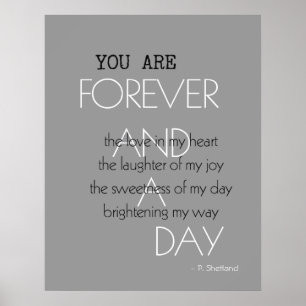 Póster Poema de Forever y A Day