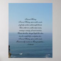 Poema de Historia Antigua poster en fotografía