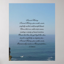 Poema de Historia Antigua poster en fotografía