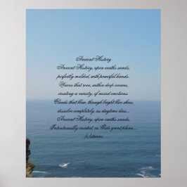 Póster Poema de Historia Antigua poster en fotografía