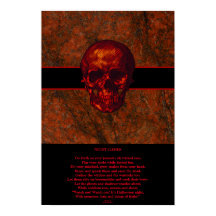 Poema de Juegos Nocturnos de Cráneo Rojo