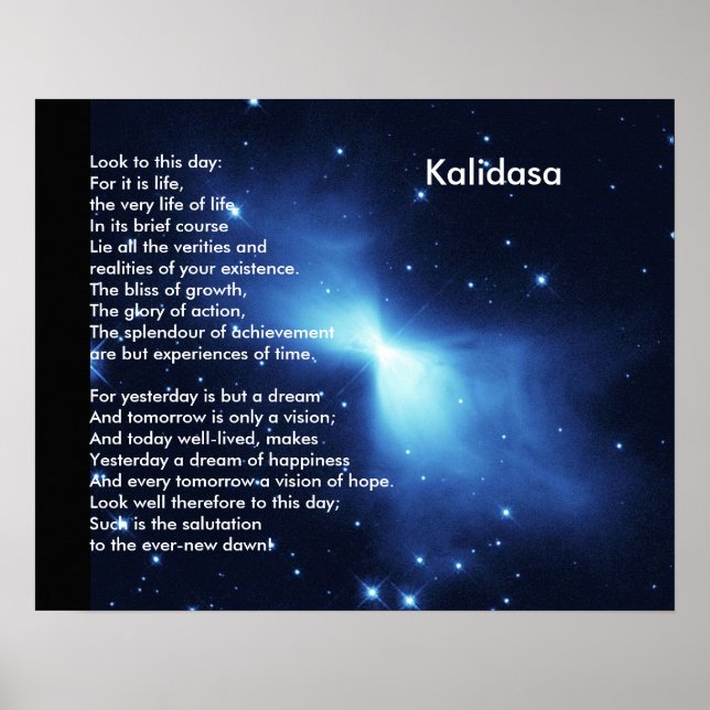 Póster Poema de Kalidasa (Frente)