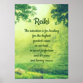 Póster Poema de Reiki