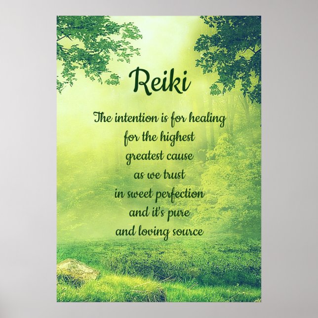 Póster Poema de Reiki (Frente)