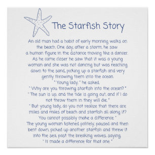 Póster Poema de Starfish, la historia de Starfish, regalo