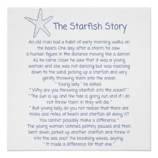Póster Poema de Starfish, la historia de Starfish, regalo