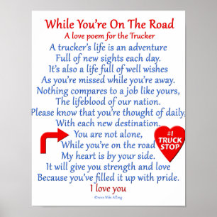 Póster Poema del amor del camionero