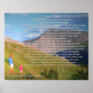 Póster Poema del Día de la Madre