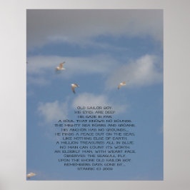 Póster POEMA DEL NIÑO DE LA SALIDA DEL poster EN FOTOGRAF