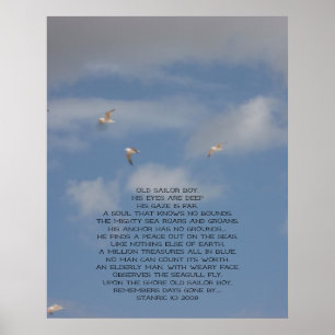 Póster POEMA DEL NIÑO DE LA SALIDA DEL poster EN FOTOGRAF