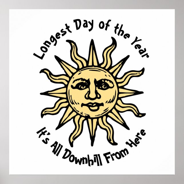 Póster Poema del solsticio de verano (Frente)