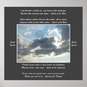 Póster Poema *Espíritus de la Tierra* Poster