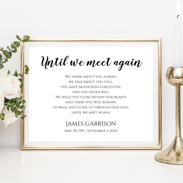 Póster Poema Hasta que nos volvamos a encontrar Celebraci (Subido por el creador)