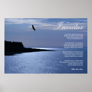 Póster Poema inspirador del ~ de Invictus