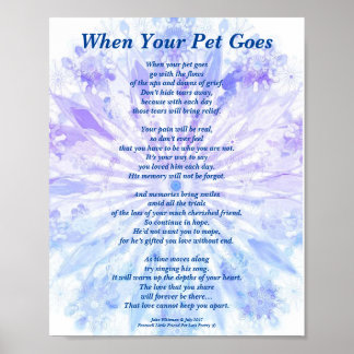 Póster Poema: Masculino Mascota pierde solidaridad con el
