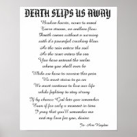 poema MUERTE NOS ALEJA
