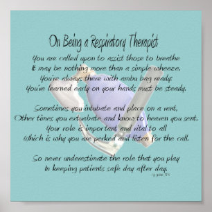 Póster Poema/Poster del Terapia Respiratoria