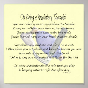 Póster Poema/Poster del Terapia Respiratoria