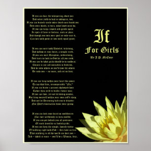 Póster Poema Si por Chicas de J.P. McEvoy Print
